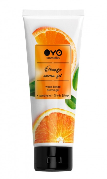 Лубрикант на водной основе OYO Aroma Gel Orange с ароматом апельсина - 75 мл. - OYO - купить с доставкой в Вологде