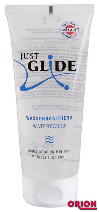 Вагинальная смазка на водной основе JUSTGLIDE - 200 мл. - Orion - купить с доставкой в Вологде