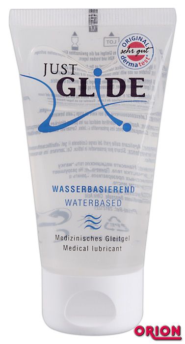 Вагинальная смазка на водной основе JUSTGLIDE - 50 мл. - Orion - купить с доставкой в Вологде