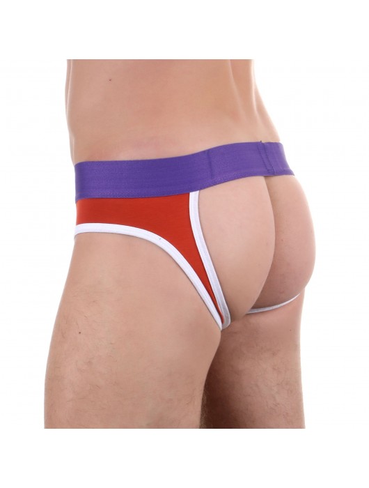 Оранжевые мужские трусы-джоки с брендированной резинкой - Boefje купить с доставкой