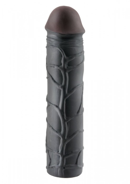 Чёрная удлиняющая насадка MEGA 3 EXTENSION - 22,8 см. - Pipedream - в Вологде купить с доставкой