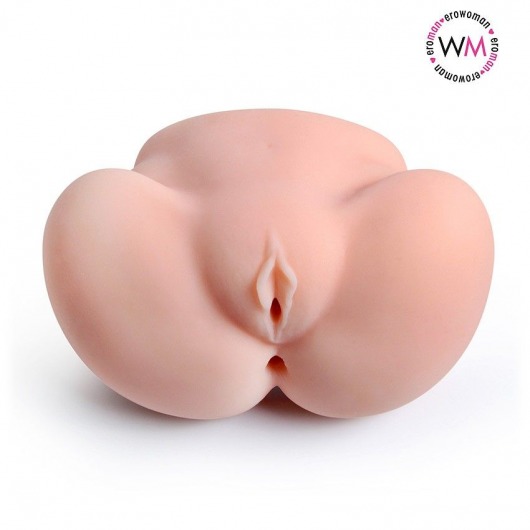 Реалистичный мастурбатор с двумя функциональными отверстиями - Erowoman-Eroman - в Вологде купить с доставкой