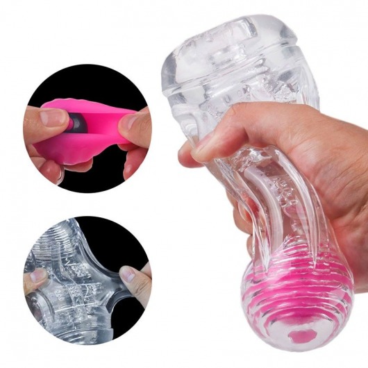 Прозрачный вибромастурбатор Space Capsule-RСT - S-HANDE - в Вологде купить с доставкой