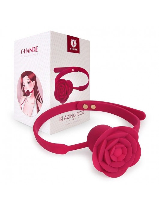 Розовый виброкляп Blazing Rose - S-HANDE - купить с доставкой в Вологде