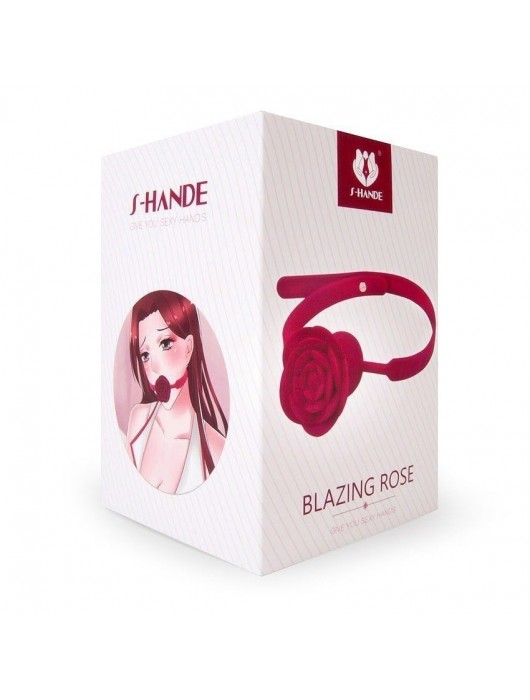 Розовый виброкляп Blazing Rose - S-HANDE - купить с доставкой в Вологде