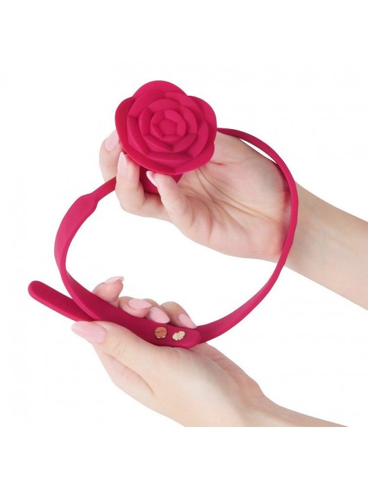 Розовый виброкляп Blazing Rose - S-HANDE - купить с доставкой в Вологде