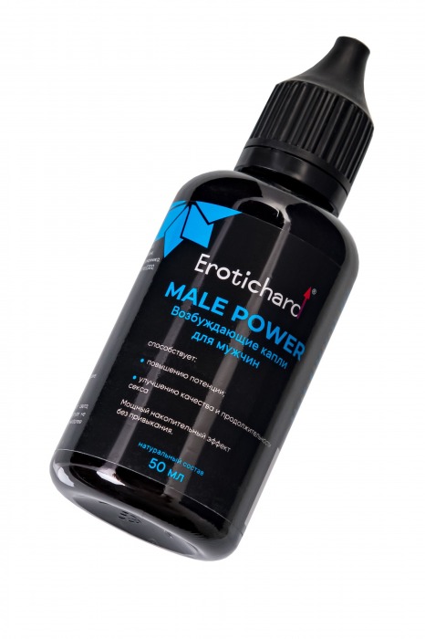 Капли для мужчин Erotichard Male Power - 50 мл. - Erotic Hard - купить с доставкой в Вологде