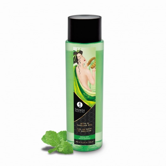 Гель для душа Sensual Mint с ароматом мяты - 370 мл. -  - Магазин феромонов в Вологде