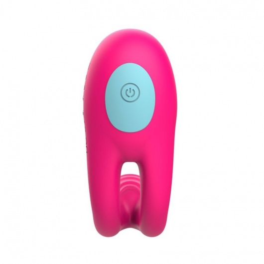 Розовое виброкольцо с пультом ДУ - I-MOON - в Вологде купить с доставкой