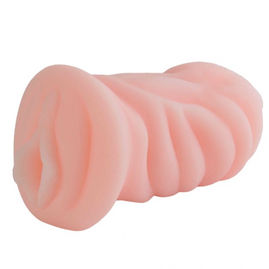 Телесный мастурбатор-вагина с углублениями под пальцы - Sitabella - в Вологде купить с доставкой