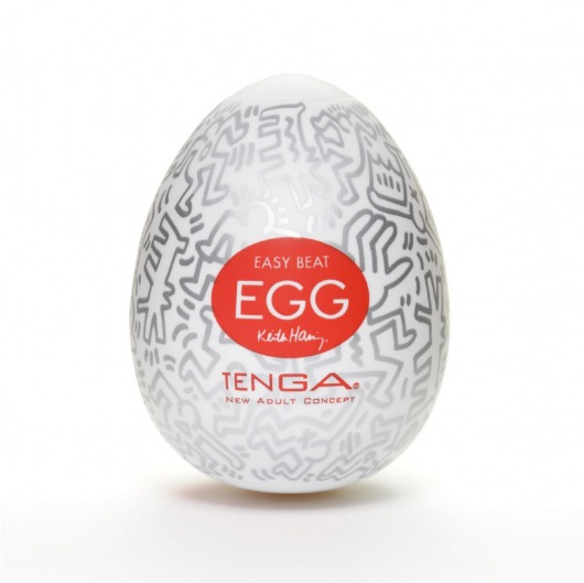 Мастурбатор-яйцо Keith Haring EGG PARTY - Tenga - в Вологде купить с доставкой