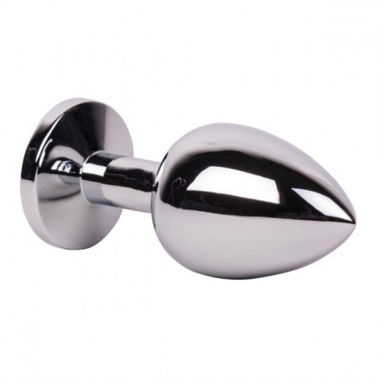 Большой стальной плаг с розовым кристаллом Pink Bubble Gum - 9,5 см. - Erotic Fantasy - купить с доставкой в Вологде