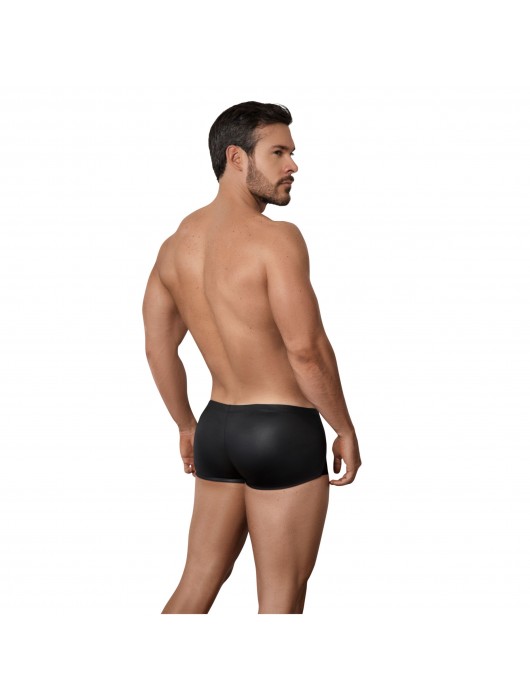 Черные стильные трусы-хипсы с полупрозрачными вставками Hurricane Latin Boxer - Clever Masculine Underwear купить с доставкой