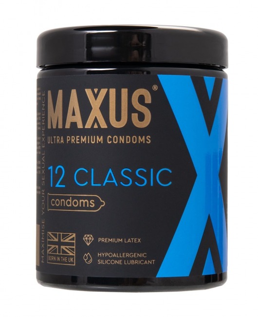 Классические презервативы MAXUS Classic - 12 шт. - Maxus - купить с доставкой в Вологде