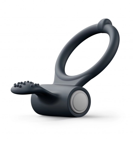 Черное эрекционное кольцо Power Clit - Dorcel - в Вологде купить с доставкой