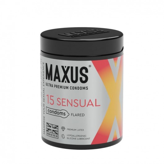 Анатомические презервативы MAXUS Sensual - 15 шт. - Maxus - купить с доставкой в Вологде