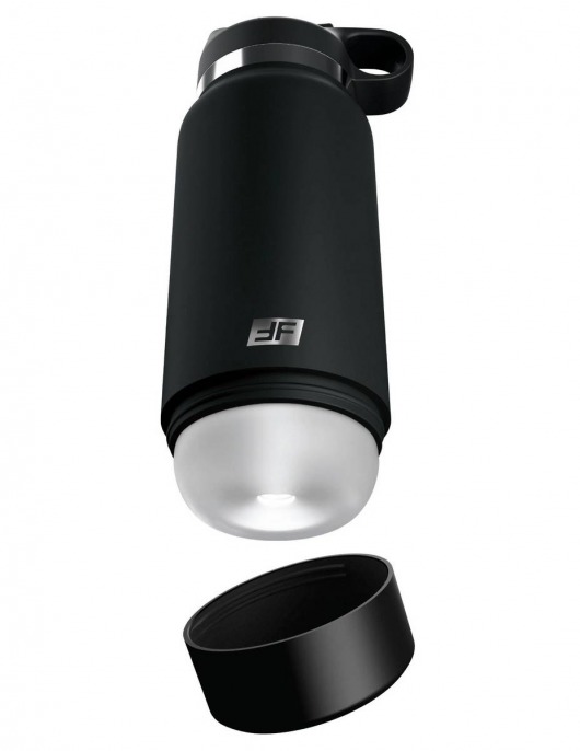 Черный мастурбатор в виде бутылки Fap Flask - Pipedream - в Вологде купить с доставкой