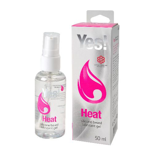 Возбуждающая силиконовая вагинальная смазка Yes Heat - 50 мл. - Sitabella - купить с доставкой в Вологде