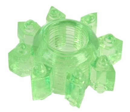 Зеленое эрекционное кольцо-звезда - Toyfa Basic - в Вологде купить с доставкой