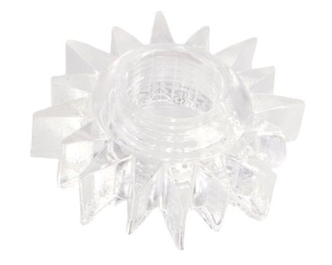 Прозрачное гелевое эрекционное кольцо-солнце - Toyfa Basic - в Вологде купить с доставкой