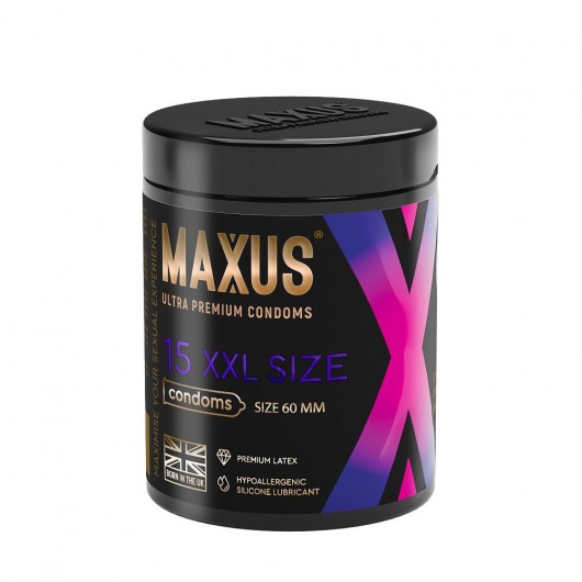 Презервативы увеличенного размера Maxus XXL - 15 шт. - Maxus - купить с доставкой в Вологде