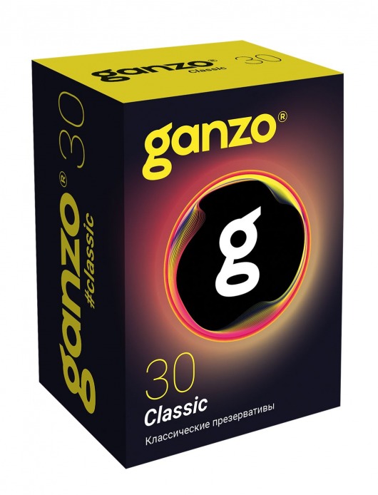 Классические презервативы с обильной смазкой Ganzo Classic - 30 шт. - Ganzo - купить с доставкой в Вологде