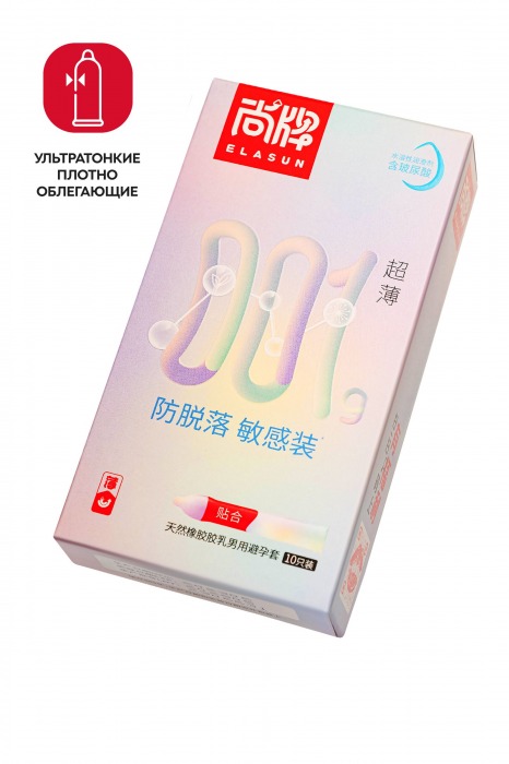 Ультратонкие облегающие презервативы Elasun Slim Fit - 10 шт. - Elasun - купить с доставкой в Вологде