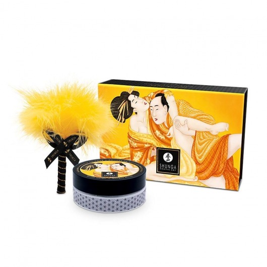 Массажная пудра с ароматом манго Luscious Mango - Shunga - купить с доставкой в Вологде