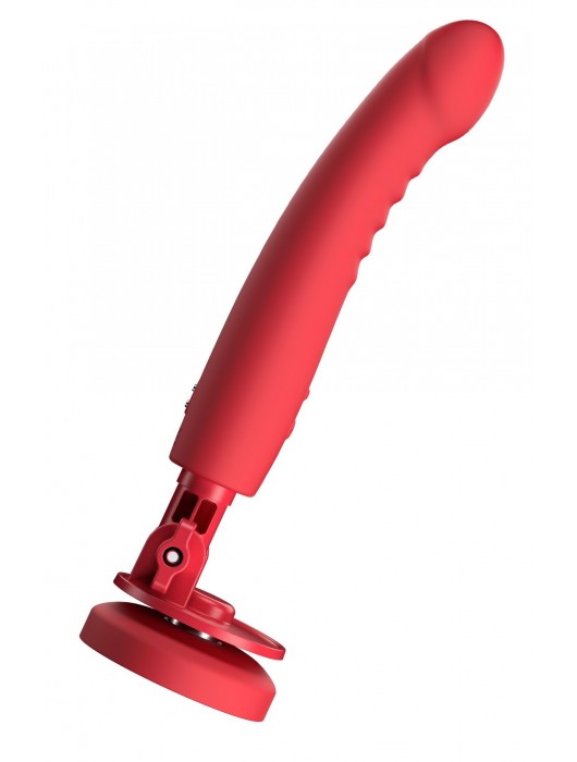 Красный вибратор Mission 2 с технологией Touch-Sense - 20 см. - Lovense