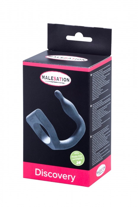 Эрекционное кольцо с вибровтулкой Discovery - MALESATION - в Вологде купить с доставкой