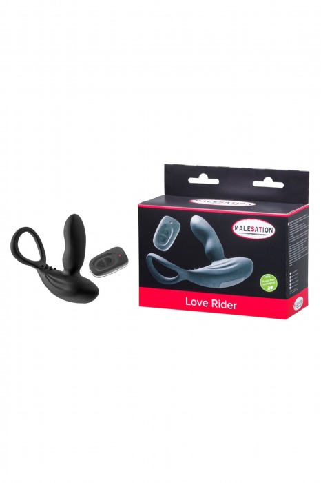 Стимулятор простаты с эрекционным кольцом Love Rider - MALESATION - в Вологде купить с доставкой