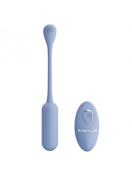 Голубое виброяйцо Lechies с пультом ДУ - Baile