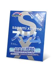 Презерватив Sagami Xtreme FEEL FIT 3D - 1 шт. - Sagami - купить с доставкой в Вологде