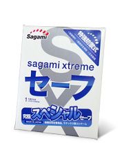 Презерватив Sagami Xtreme Ultrasafe с двойным количеством смазки - 1 шт. - Sagami - купить с доставкой в Вологде