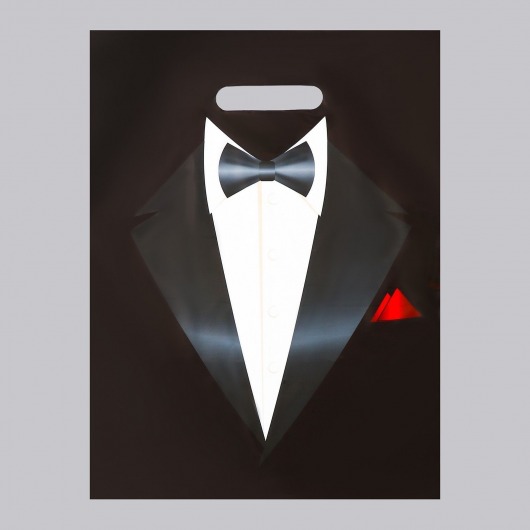 Пакет «Смокинг» полиэтиленовый с вырубной ручкой (30х40 см) - UPAK LAND - купить с доставкой в Вологде