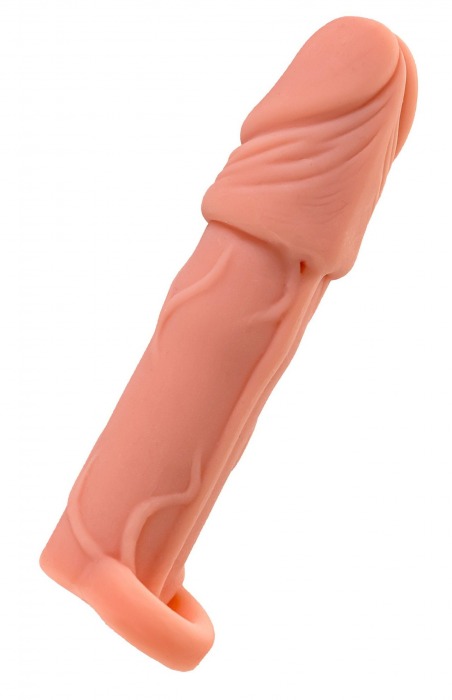 Телесная удлиняющая насадка с подхватом - 16 см. - ToyFa - в Вологде купить с доставкой