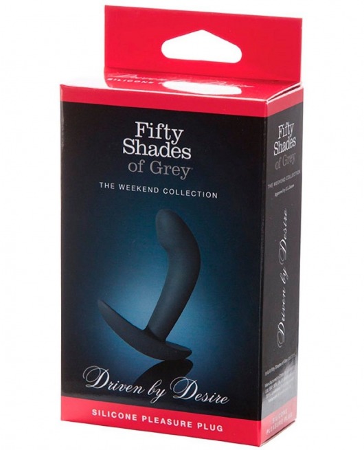 Анальная пробка Driven by Desire Silicone Butt Plug - 9 см. - Fifty Shades of Grey - в Вологде купить с доставкой