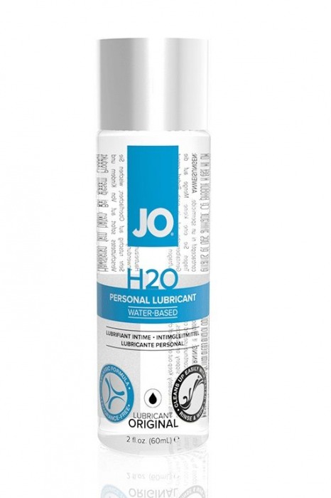 Нейтральный лубрикант на водной основе JO Personal Lubricant H2O - 60 мл. - System JO - купить с доставкой в Вологде