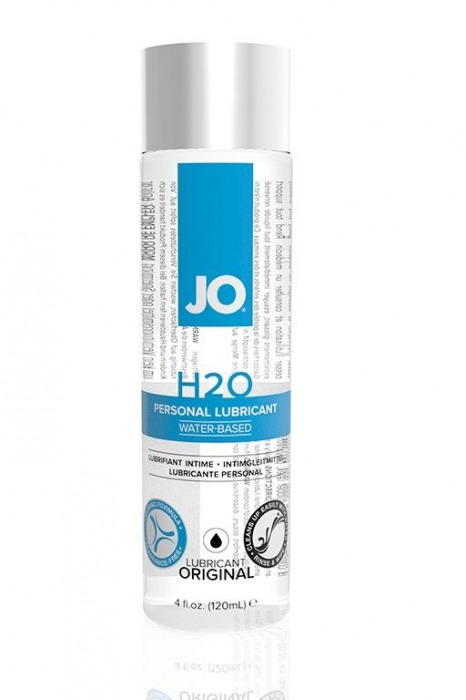 Нейтральный лубрикант на водной основе JO Personal Lubricant H2O - 120 мл. - System JO - купить с доставкой в Вологде