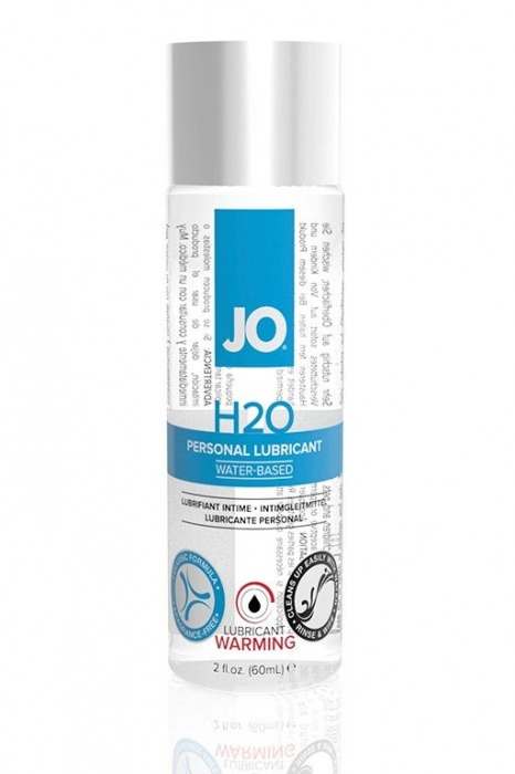 Возбуждающий лубрикант на водной основе JO Personal Lubricant H2O Warming - 60 мл. - System JO - купить с доставкой в Вологде
