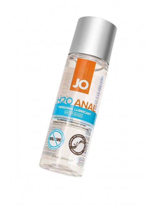 Анальный лубрикант на водной основе JO Anal H2O - 60 мл. - System JO - купить с доставкой в Вологде