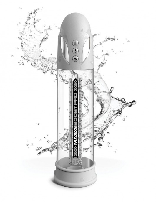 Белая вакуумная автоматическая помпа Max Boost Pro Flow - Pipedream - в Вологде купить с доставкой