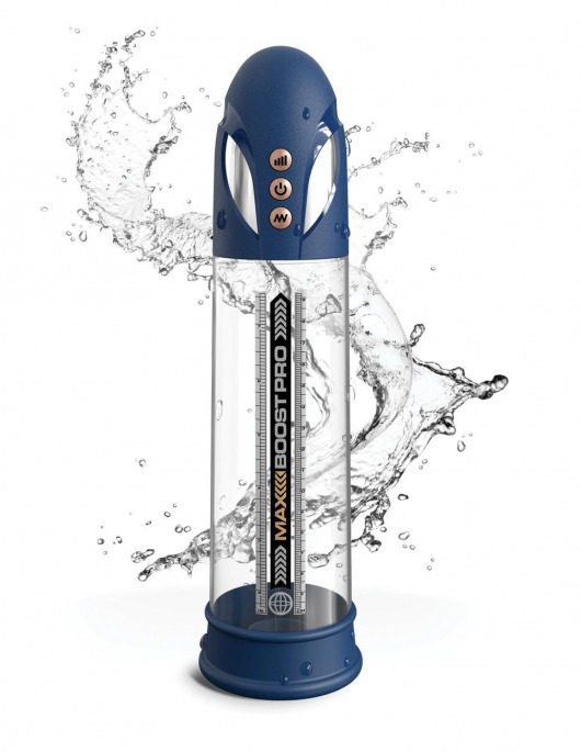Синяя вакуумная автоматическая помпа Max Boost Pro Flow - Pipedream - в Вологде купить с доставкой