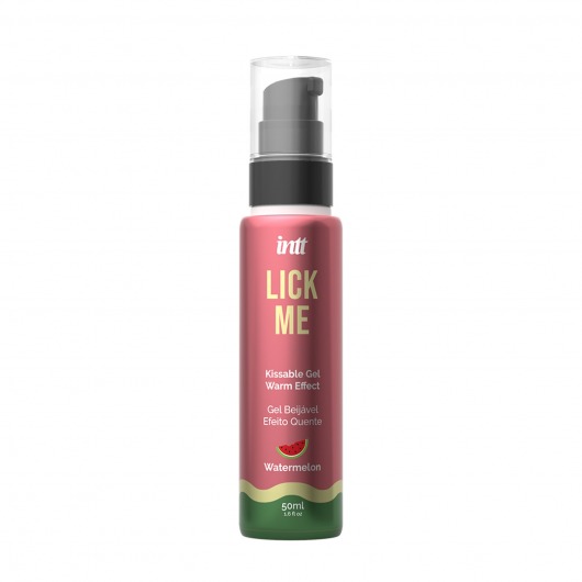 Гель Lick Me с согревающим эффектом и ароматом арбуза - 50 мл. - INTT - купить с доставкой в Вологде