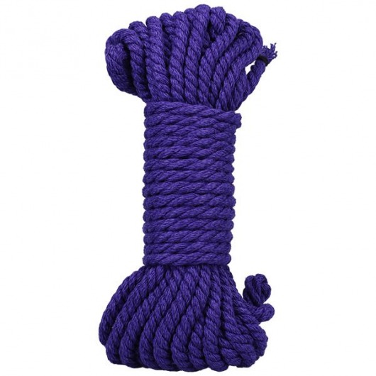 Фиолетовая верёвка для связывания и фиксации Bind Tie - 9,14 м. - Doc Johnson - купить с доставкой в Вологде