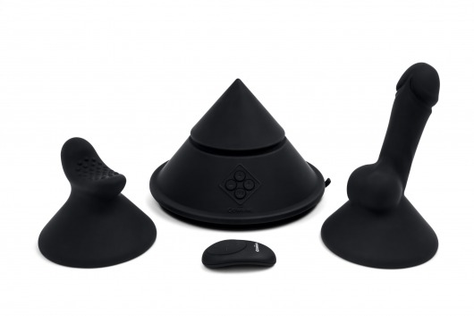 Конусный вибромассажер Cowgirl Cone с 2 насадками - CowGirl - купить с доставкой в Вологде