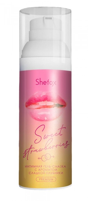 Интимная гель-смазка Shefox Premium «Сладкая клубника» - 50 мл. - Shefox - купить с доставкой в Вологде