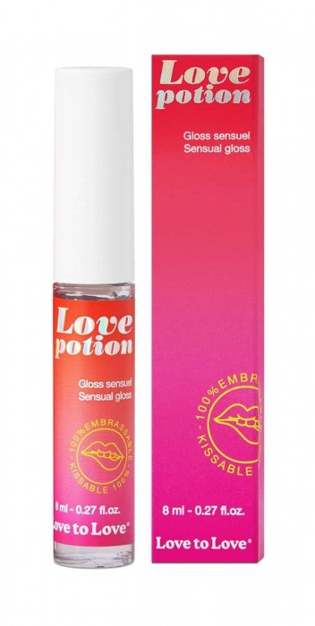 Возбуждающий блеск для губ Love Potion - 8 мл. - Love to Love - купить с доставкой в Вологде