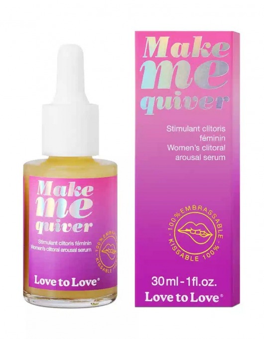 Возбуждающие капли для клитора Make Me Quiver - 30 мл. - Love to Love - купить с доставкой в Вологде
