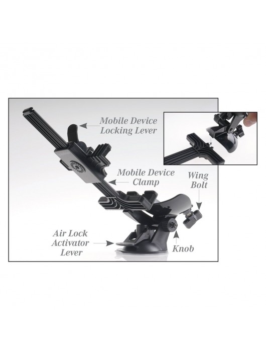 Перезаряжаемый мастурбатор-вагина с держателем для мобильных устройств Extreme Toyz Me - Pipedream - в Вологде купить с доставкой